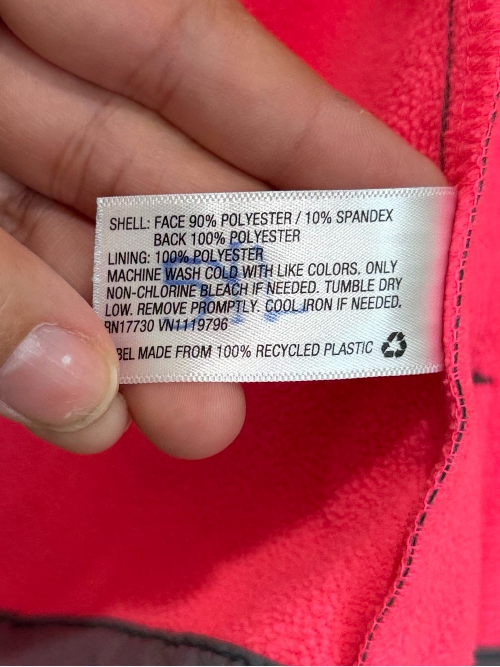 Cat & Jack girls softshell jacket Sz M 7/8 - Picture 7 of 7